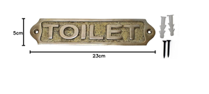 Letrero Metálico Vintage para Puerta de Baño, Placa Decorativa Antigua para Pared, Letrero para Baño, Aseo, Restaurante, Hotel, Oficina - Product Image 4