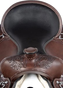 Selle western faite à la main pour l'équitation prix de gros selle western en cuir véritable selle western en vrac - Product Image 3