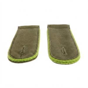Gran Oferta: Pliegues de Hombro Ceremoniales Verde Prado con Ribete, Epaulettes para Uniformes Tropicales - Product Image 2