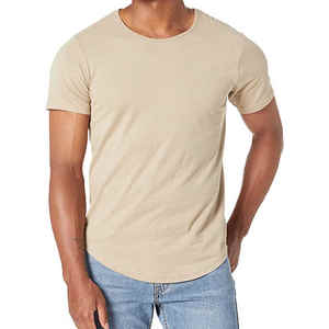 Camiseta de Hombre de Alta Calidad, 100% Algodón, Color Sólido, Transpirable, Cuello en V, Corte Regular, Ribete en Contraste, Precio - Product Image 1