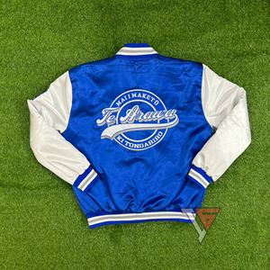 Blouson Bomber en Satin Personnalisé de Haute Qualité pour Hommes – Nouvelle Arrivée, Logo Personnalisé, Boutons, Veste Tendance pour l'Extérieur - Product Image 2