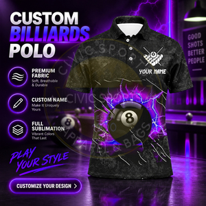 Camisetas de Equipo de Piscina para Hombre, Personalizadas, Digitales, Transpirables, de Secado Rápido, 100% Poliéster, de Alta Calidad - Product Image 1