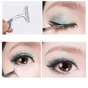 Pinzas de Acero Inoxidable de Alta Calidad y Duraderas para Pestañas, Aplicador de Pestañas, Rizador de Pestañas, Pinza Auxiliar, Herramienta de Maquillaje - Product Image 4