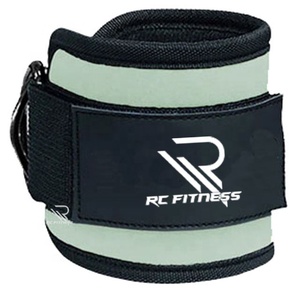 RC Fitness Wear <b>Ankle</b> Straps for Weightlifting Gym Workout-Custom Adjustable <b>Ankle</b> <b>Support</b> Neoprene Spandex/Nylon Material Keep - Product Image 4