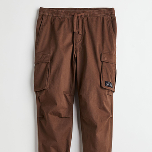 Hot Selling High Quality Outdoor Men's 100% Cotton Quick Dry Jogger <b>Trouser</b> <b>Elastic</b> <b>Waist</b> Drawstring Closure Side Pockets Winter - Product Image 2