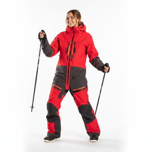 En Stock Traje de Esquí Unisex con Capucha a Prueba de Viento para Hombre y Mujer, Conjunto de Pantalones de Snowboard para Parejas HX5594-1 - Product Image 2