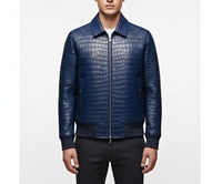 Veste d'hiver moderne en PU gaufré, texture premium, résistance durable, design audacieux, écologique