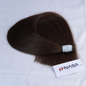 ผมต่อของมนุษย์บริสุทธิ์สีน้ำตาลธรรมชาติทรงตรงเวียดนามสีอ่อนแบบคู่สีอ่อน - Product Image 3