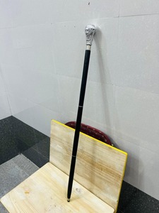 Bastón de Pared Multifuncional con Cabeza de Níquel, Mango de Madera de Palisandro y Latón Pulido, Estilo Vintage para el Hogar, Regalo para San Valentín o Navidad - Product Image 6