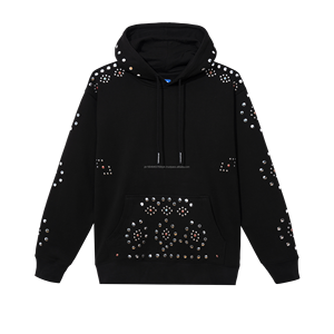 Sudadera con capucha de lana de algodón de alta calidad para hombre de talla grande logotipo personalizado hombro caído cremallera completa invierno térmico bordado sólido - Product Image 3