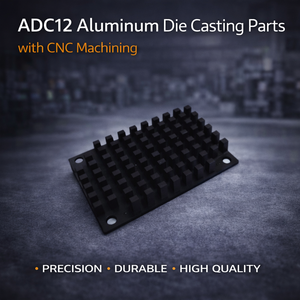 Pièces moulées sous pression en aluminium ADC12 avec usinage CNC, traitement de surface personnalisé et service OEM - Product Image 2