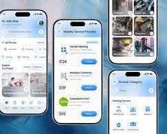 Aplicación Móvil para Servicios de Limpieza: Reserva Profesional de Limpieza Profunda y Desinfección para Hogar y Oficina con Seguimiento en Vivo y Plástico Seguro - Product Image 2