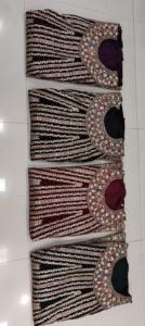 Diseñador de secuencia pesada bordado invierno Georgette traje delantero-trasero Zarkan piedras Salwar Kameez ropa India paquistaní - Product Image 2