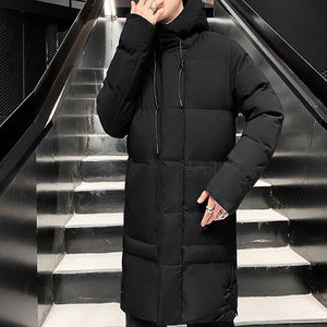 Veste matelassée personnalisée de haute qualité pour homme, manteau long à capuche, vêtement d'extérieur, avec logo personnalisé, collection hiver 2026 - Product Image 1