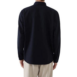 เสื้อเชิ้ตทรงสลิมฟิตสำหรับผู้ชายเสื้อโพลีเอสเตอร์ผ้าเรยอนคอเสื้อระบายอากาศได้ดีสำหรับนักธุรกิจชาย - Product Image 5