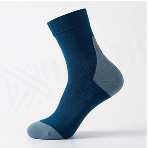 Blue Athletic <b>Socks</b> Ankle Length Breathable Knitted for <b>Running</b> Adults Summer Season - Product Image 3