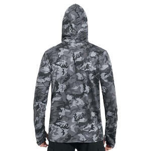 Sudadera con Capucha de Pesca de Manga Larga de Alta Calidad, Ropa Deportiva Transpirable y Resistente al Viento, Protección Solar, Tallas Grandes, Servicio OEM para Adultos - Product Image 4