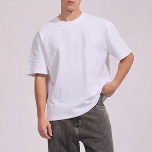 T-shirt d'été sportif tendance avec broderie, épaules tombantes, col rond, couleur personnalisable, prix usine bas, vente chaude - Product Image 6