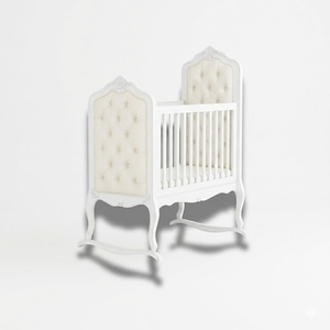 BED <b>COT</b> CARVED MAHOGANY NURSERY FURNITURE HANDMADE FROM INDONESIA - Product Image 1