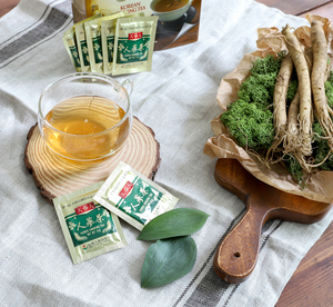 Extrait de thé au ginseng en sachet granulé pour une action antioxydante et un soutien immunitaire, usage quotidien - Product Image 3