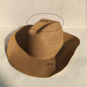 Sombrero Vaquero Clásico de Fieltro de Lana de Alta Calidad con Ala Ancha Estilo Cattleman para un Look Profesional de Vaquero y Uso Diario al Aire Libre - Product Image 3