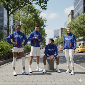 2026 <b>Men</b>’s Reflective Activewear Tracksuit Set Waterproof Windbreaker <b>Jacket</b> and Pants OEM Services Wholesale - Product Image 2