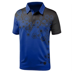 เสื้อโปโลแห้งเร็ว UPF 50 โพลีเอสเตอร์ 100% สำหรับตกปลาและกอล์ฟ แขนสั้น ขายส่งระดับมืออาชีพ - Product Image 2