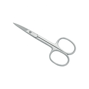 Professional Stainless Steel Right-<b>Handed</b> Straight Blade Cuticle Scissors Fine Tip Precision <b>Nail</b> Cuticle Trimmer for Manicure - Product Image 4