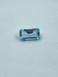 Piedra de Aguamarina Natural de Primera Calidad, Corte Baguette, Gema Suelta de 1.24 Quilates, Azul Cielo, para Joyería - Product Image 5