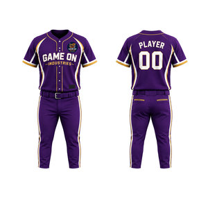 New Sports Wear Custom Baseball Uniform Made in Good Material OEM Service Latest <b>Model</b> Comfortable Baseball Uniforms - Product Image 2