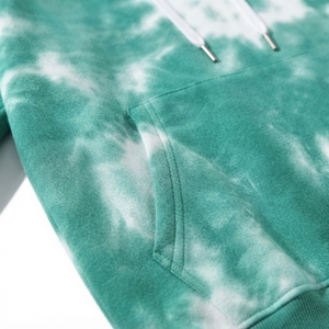 Sweat-shirt à capuche oversize tie-dye en molleton de coton vierge, vente en gros - Product Image 5