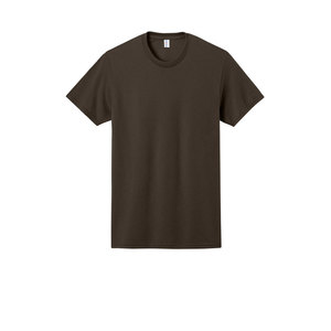 เสื้อยืดผู้ชายสีน้ำตาลทรงตรงสไตล์เจอร์ซีย์ ผ้าคอตตอนผสมโพลีเอสเตอร์ 50/50 ขายส่ง เสื้อยืดเปล่าแบบยูนิเซ็กซ์ - Product Image 1