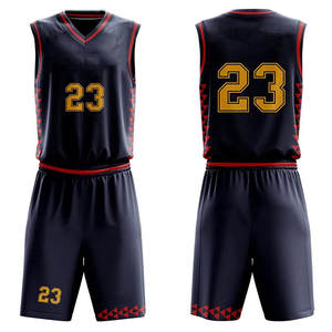 Vente flash - Ensemble d'uniformes de basket-ball personnalisés imprimés par sublimation |   Shorts en jersey sans manches avec cordon de serrage |   Été, séchage rapide, respirant - Product Image 6