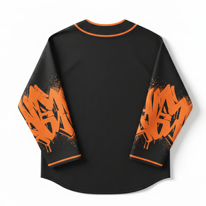 Maillot de baseball personnalisé de haute qualité, vente en gros, vêtements de sport pour hommes, chemise boutonnée respirante, uniforme d'équipe pour hommes - Product Image 2