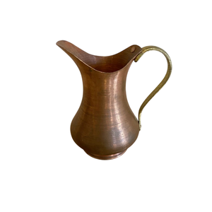 Carafe à eau en cuivre martelé, durable, en métal, pour servir des boissons à la maison, lors de mariages, ou pour les hôtels. - Product Image 6