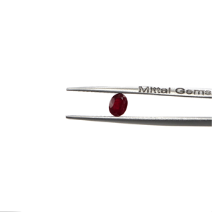Rubis naturels de Bangkok, ovales calibrés 3x4mm, pierres précieuses facettées naturelles, prêtes à l'emploi pour la création de bijoux - Product Image 2