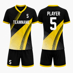 Uniforme de Voleibol y Fútbol Sublimado Personalizado, Secado Rápido, Transpirable, Conjunto de Camiseta de Fútbol sin Mangas para Hombre, 100% Poliéster - Product Image 6