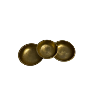 Cuenco Decorativo Rústico de Metal Forjado a Mano, Cuenco Artesanal Facetado en Gris Pizarra, Escultura Metálica Abstracta de Lujo para Mesa - Product Image 6