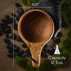 Handmade Kuksa <b>Cup</b> Budget Friendly Wooden Mug for Coffee Tea Outdoor <b>Camping</b> and Travel Use By M/S SHAAD HANDICRAFTS - Product Image 6