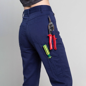 Best Selling Women's High-Waist Tactical Cargo Pants Multi-Pocket Slim Fit Workwear <b>Trousers</b> Outdoor Hiking Wholesale - Product Image 5