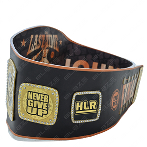 Cinturón de Campeonato de Halterofilia Personalizado, Doble Hebilla, Impresión Digital, Cuero y Latón, Diseño John Cena Last Time, Cómodo para Lucha Libre - Product Image 5