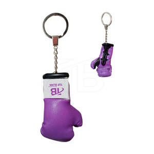 Llavero de Mini Guantes de Boxeo de PU con Logotipo Personalizado, Llavero de Mini Guantes de Boxeo de Cuero al por Mayor - Product Image 4
