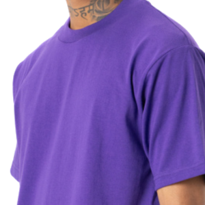 T-shirt décontracté à col rond pour homme, manches courtes, coupe classique, style streetwear minimaliste, personnalisable, en jersey de coton, basique, vente en gros - Product Image 5