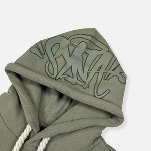 Womens Light Gray Hoodie And Jogger Pants <b>Set</b> With <b>Pink</b> Logo Drawstring Casual <b>Tracksuit</b> Full Sleeve Autumn Wear customize - Product Image 4