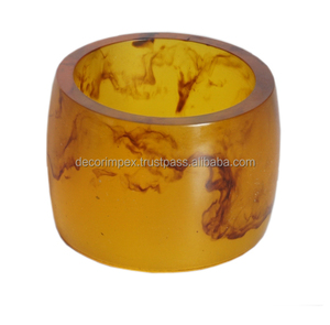 Vente chaude Rond de serviette fait à la main écologique Rond de serviette au design moderne Porte-serviette de mariage Décoratif de mariage - Product Image 6