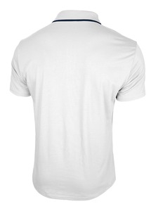 Camiseta Polo de Poliéster y Algodón, Moda Casual para Hombre, Color Sólido, Manga Corta, Camiseta Polo de Punto de Algodón para Hombre, Color Sólido Informal - Product Image 2
