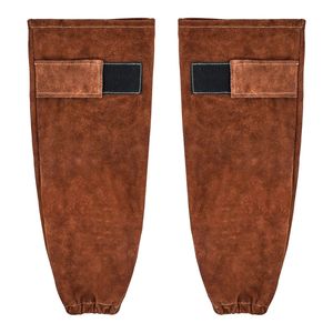 Manicotti in Pelle Bovina Resistente per Saldatura, Protezione Braccia Ignifuga e Termoresistente, Guanti di Sicurezza per Attrezzatura Protettiva - Product Image 1