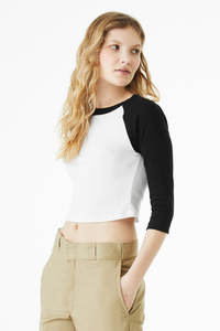 Camiseta Corta Ajustada de Algodón Suave con Spandex para Mujer, Estilo Y2K, Manga Corta, Venta al por Mayor, Fabricante de Marca Privada - Product Image 2