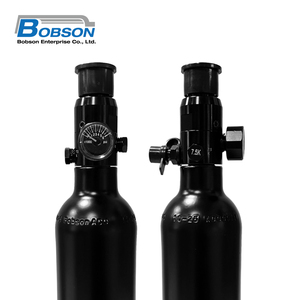 Cilindro de paintball compacto 15ci 4500psi HPA 260Ml con prueba de seguridad de rosca de cuello 5/8-18UNF y alta calidad confiable - Product Image 2