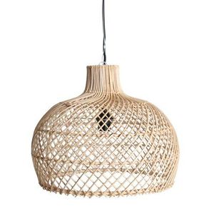 โคมไฟแขวนทรงกลมทันสมัย โครงโลหะพร้อมหวาย สำหรับบ้าน ห้องนั่งเล่น ห้องรับประทานอาหาร ร้านอาหาร บาร์ และโรงแรม - Product Image 1